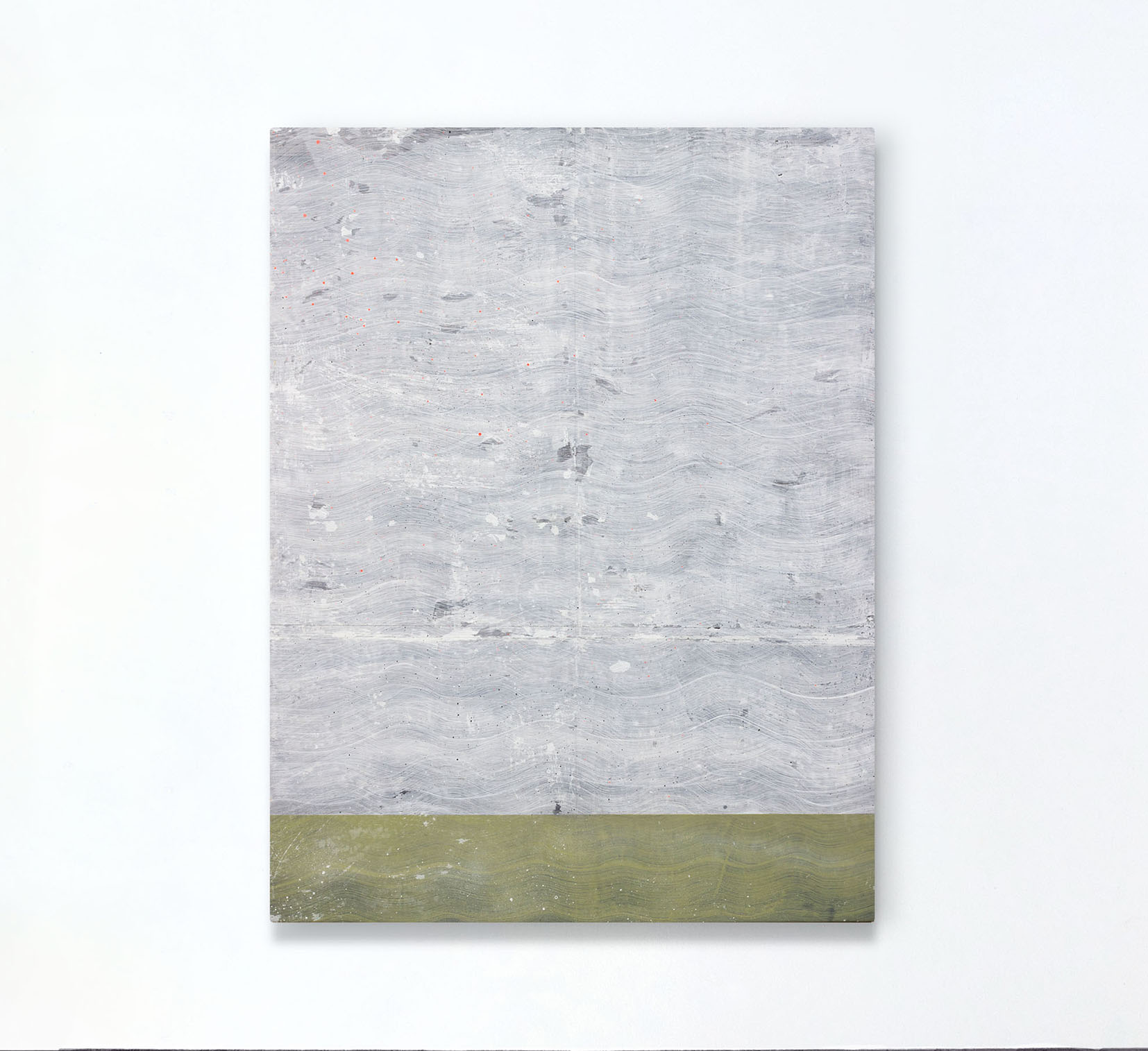 2022. Acrílico y spray sobre tela. 146 x 114 cm